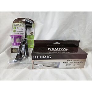 Keurig Reservoir Filter Kit & Reusable Filter Cup Ez Scoop New In Box‎